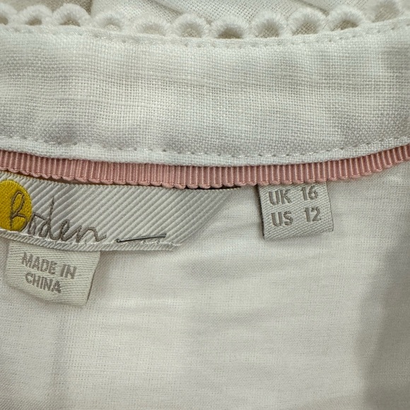 Boden Tamsin Embroidered Dress Size 12 - Picture 11 of 11